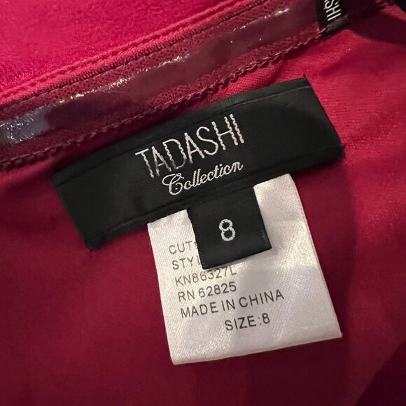 $388 TADASHI SHOJI COLLECTION SILK PLEATED DRESS SIZE 8 - Picture 5 of 5